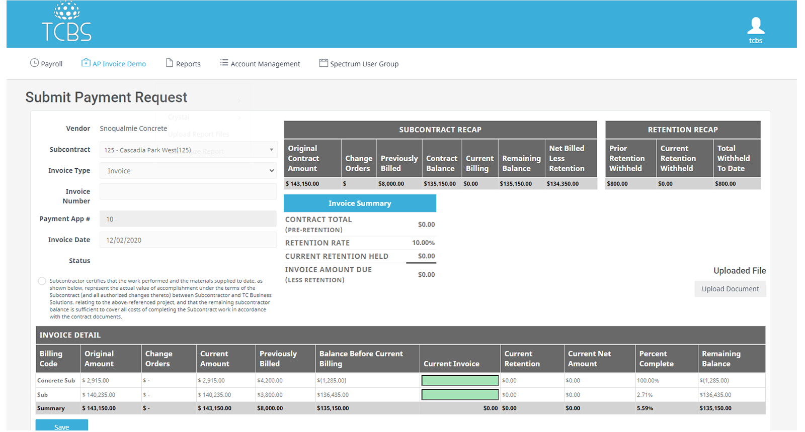 AP Invoice